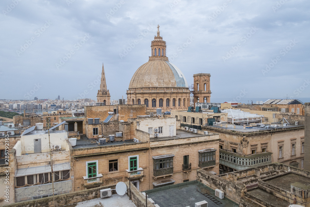 Basilica of Our Lady of Mount Carmel in Valletta, Malta