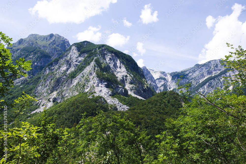 Scenic view of mountains, Julian Alps, Slovenia