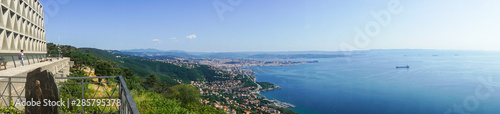 Panoramic view of trieste and adriatic sea © Subhrojit