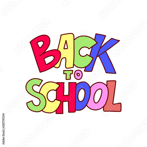 Back to school vector banner. Creative design advertising. Vector.