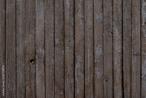 Natural Old Wooden Fence Background