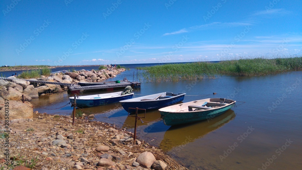 Rest on the lake Ladoga