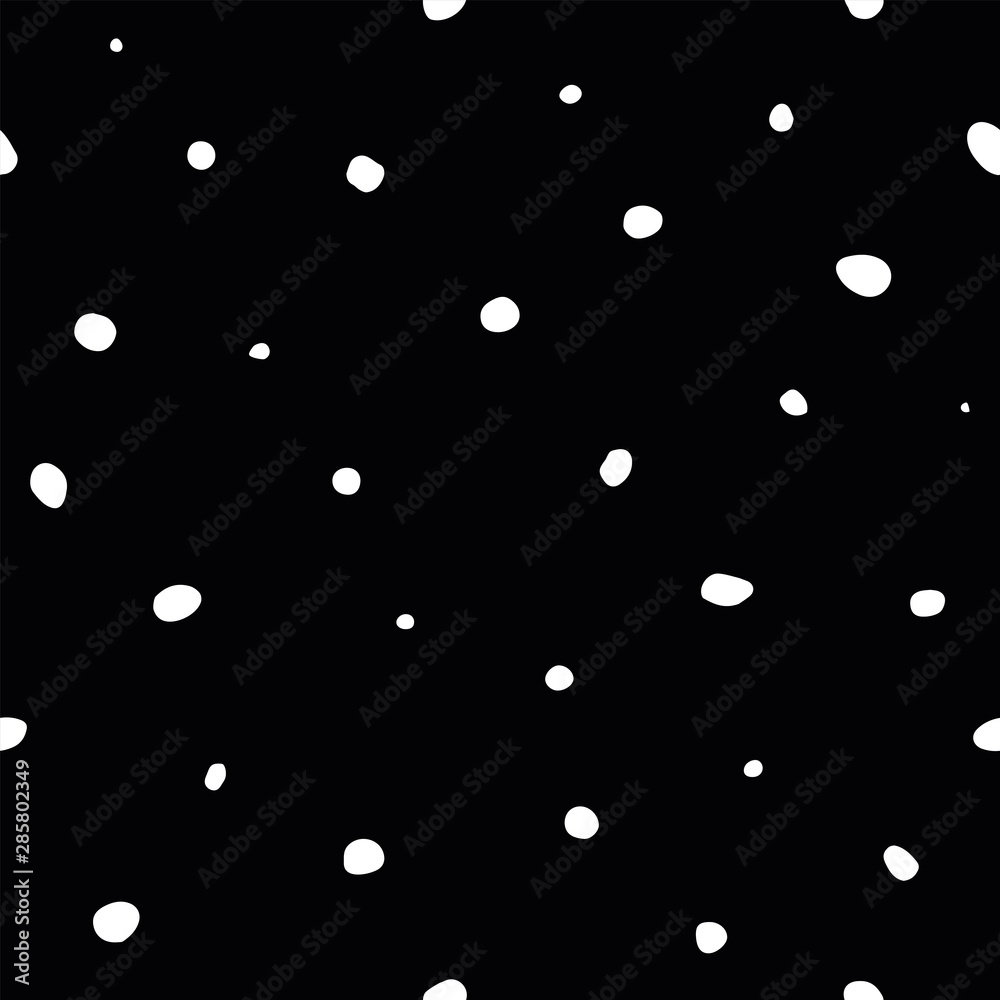 Polka dots abstract seamless pattern. Hand painted seamless spots backdrop. Vector background Polka dots abstract seamless pattern. Hand painted seamless spots backdrop. Vector background