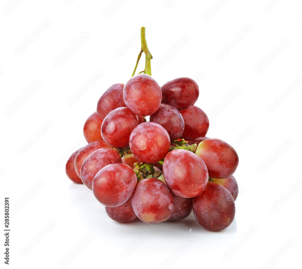 red grape isolated on white red grape isolated on white