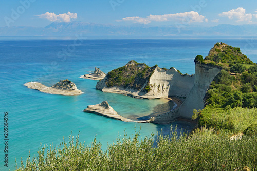 Lehmklippen von Kap Drastis - Korfu photo