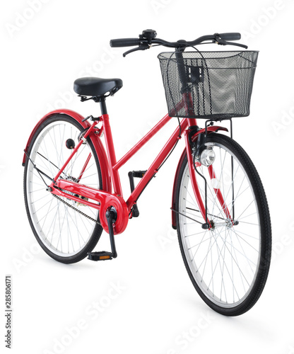 bicycle isolated on white background