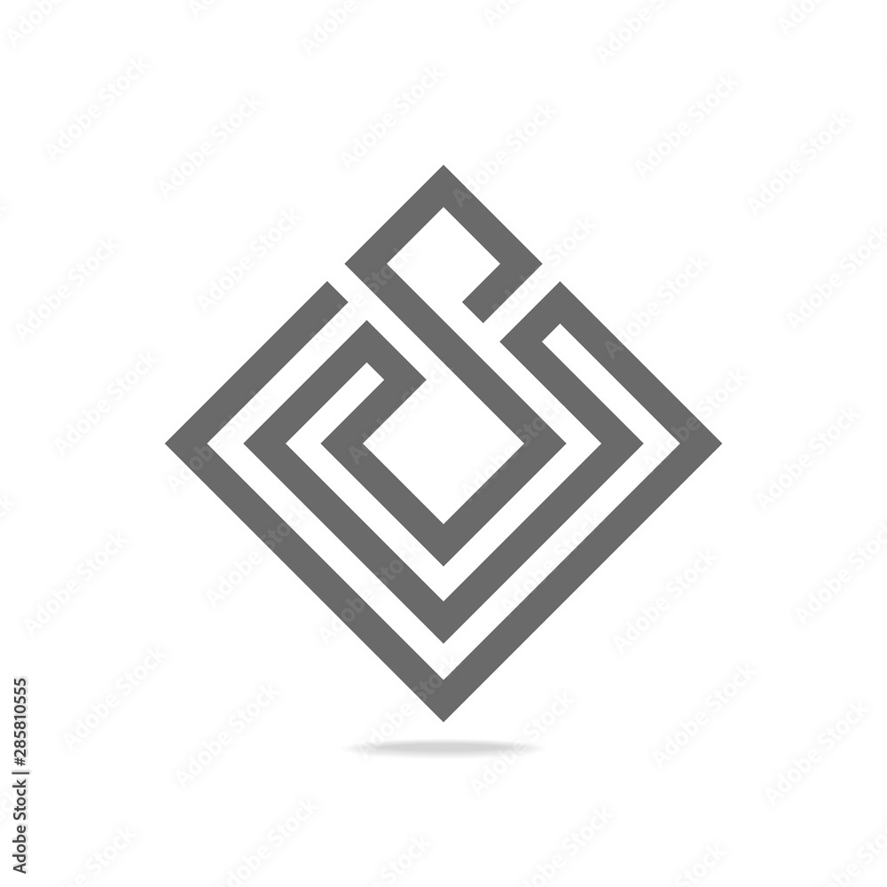 Abstract letter 'S' logo/sign design. Vector image. Abstract letter 'S' logo/sign design. Vector image.