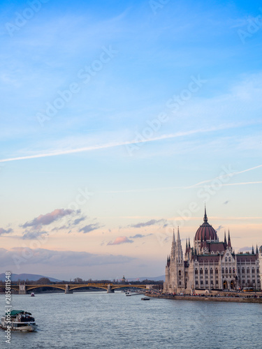  The Hungarian Parliament Building, also known as the Parliament of Budapest after its location, is the seat of the National Assembly of Hungary, a notable landmark of Hungary and a popular tourist © Keerathi