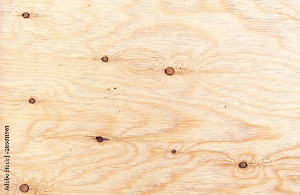 Wood texture. Plywood sheet. Stock Photo