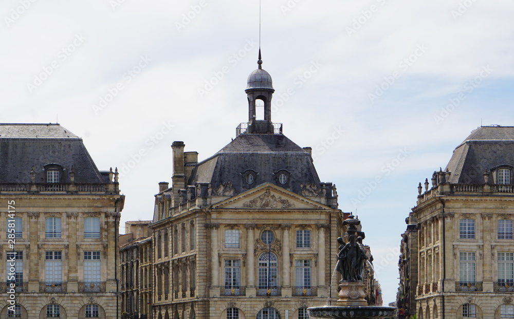 Obraz premium Place de la Bourse Bordeaux France