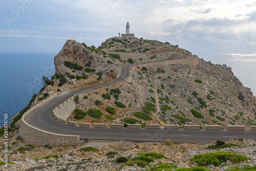 Formentor lighthouse at Majorca island, Spain