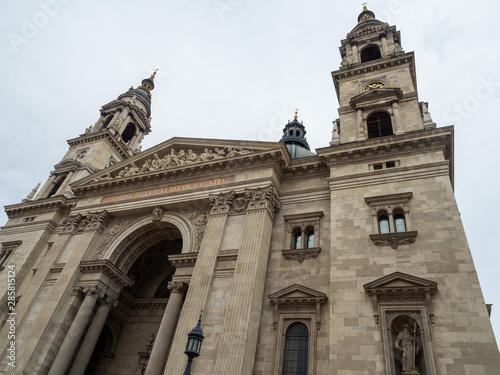 Budapest, Hungary - Mar 8th 2019: St. Stephen's Basilica is a Roman Catholic basilica in Budapest, Hungary. It is named in honour of Stephen, the first King of Hungary