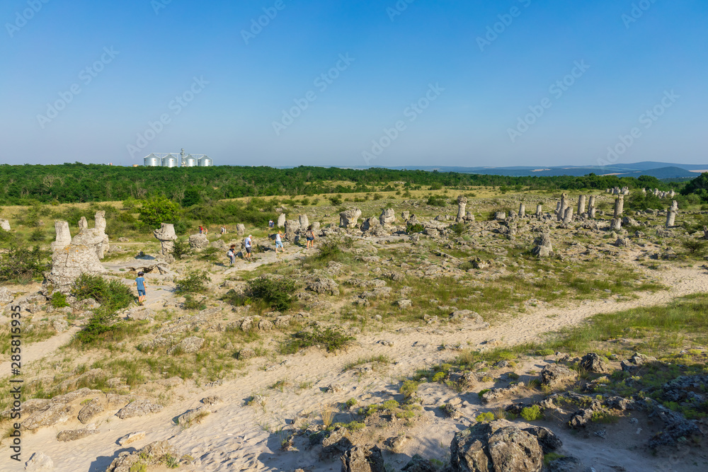 Pobiti Kamani (planted stones), also known as The Stone Desert, is a desert-like rock phenomenon located on the north west Varna Province of Bulgaria.