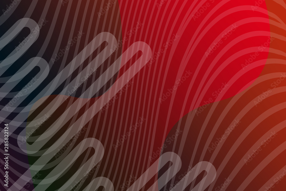 Obraz premium abstract, design, illustration, blue, art, wave, geometry, pattern, line, wallpaper, backdrop, curve, graphic, light, texture, backgrounds, color, futuristic, red, web, soul, silhouette, fractal