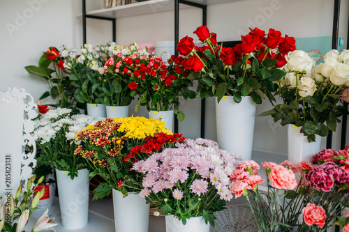 flowers in pots