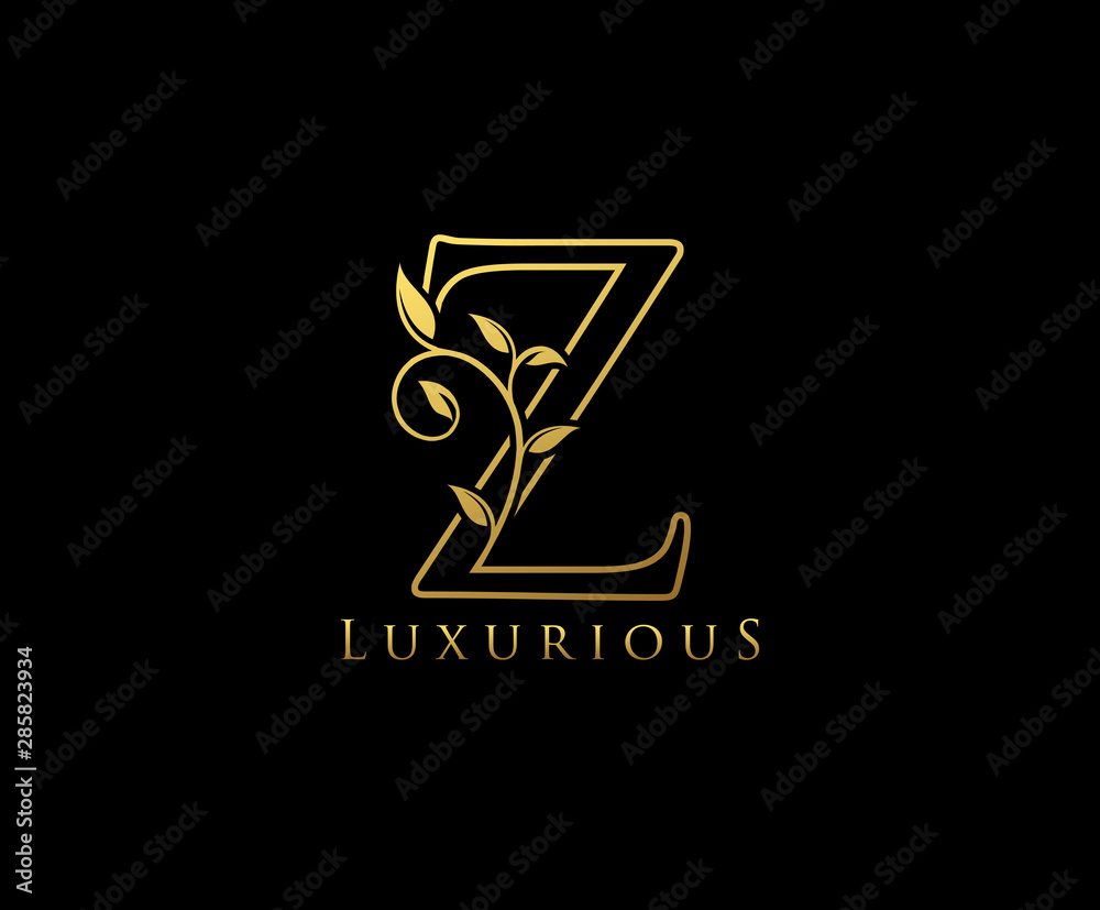 Letter Z Logo Icon . Initial Letter Z Design Vector Luxury Gold Color.Print monogram initials line art sign symbol. Letter Z Logo Icon . Initial Letter Z Design Vector Luxury Gold Color.Print monogram initials line art sign symbol.