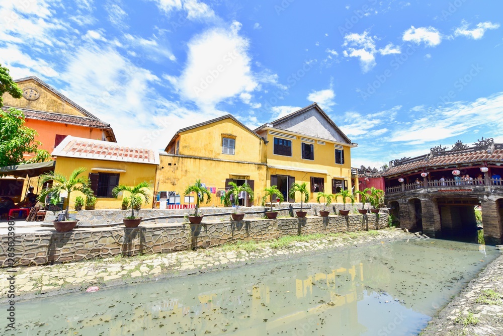 Ancient Port Town of Hoi An with Japanese Covered Bridge Ancient Port Town of Hoi An with Japanese Covered Bridge