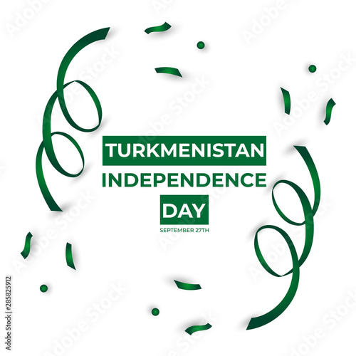 Happy Republic of Turkmenistan Independence Day Vector Design Template Illustration