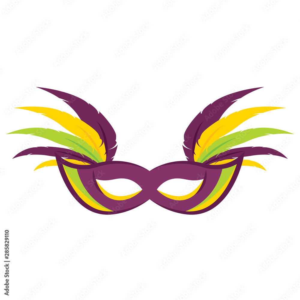 Obraz premium Abstract carnival mask