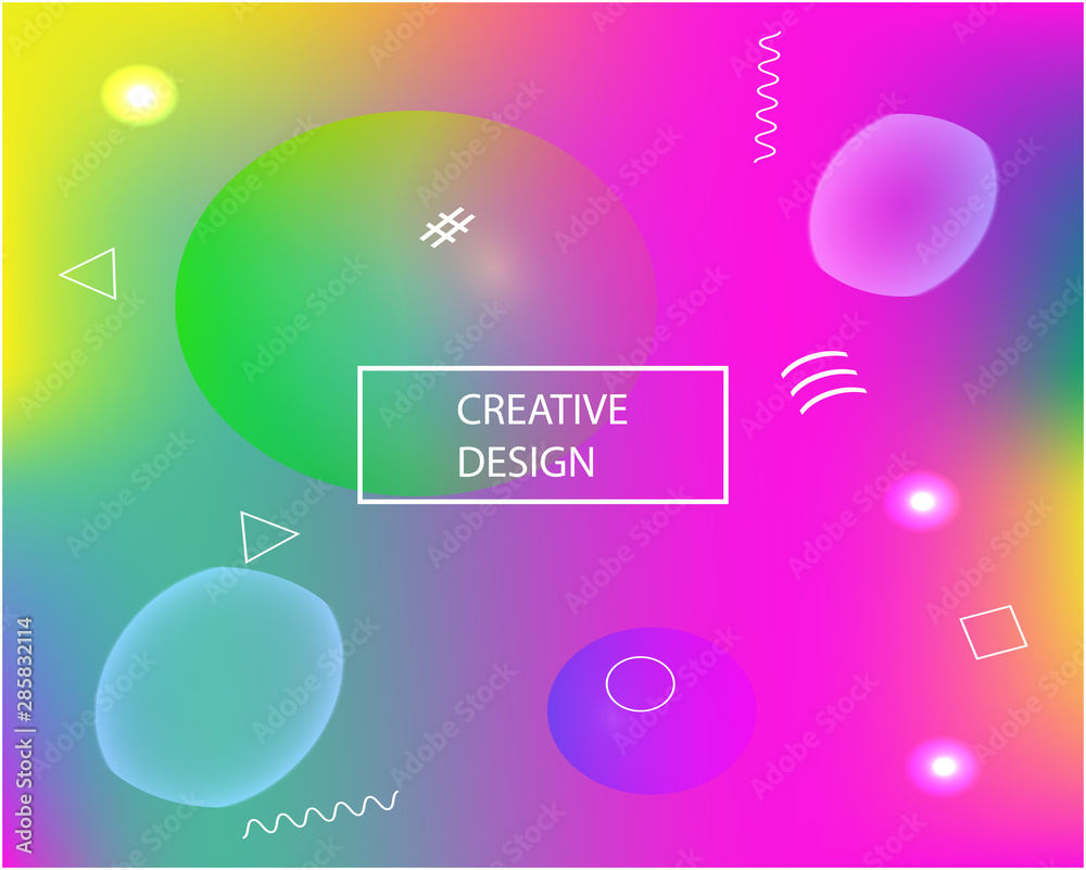 Obraz premium Smooth gradient mesh background.