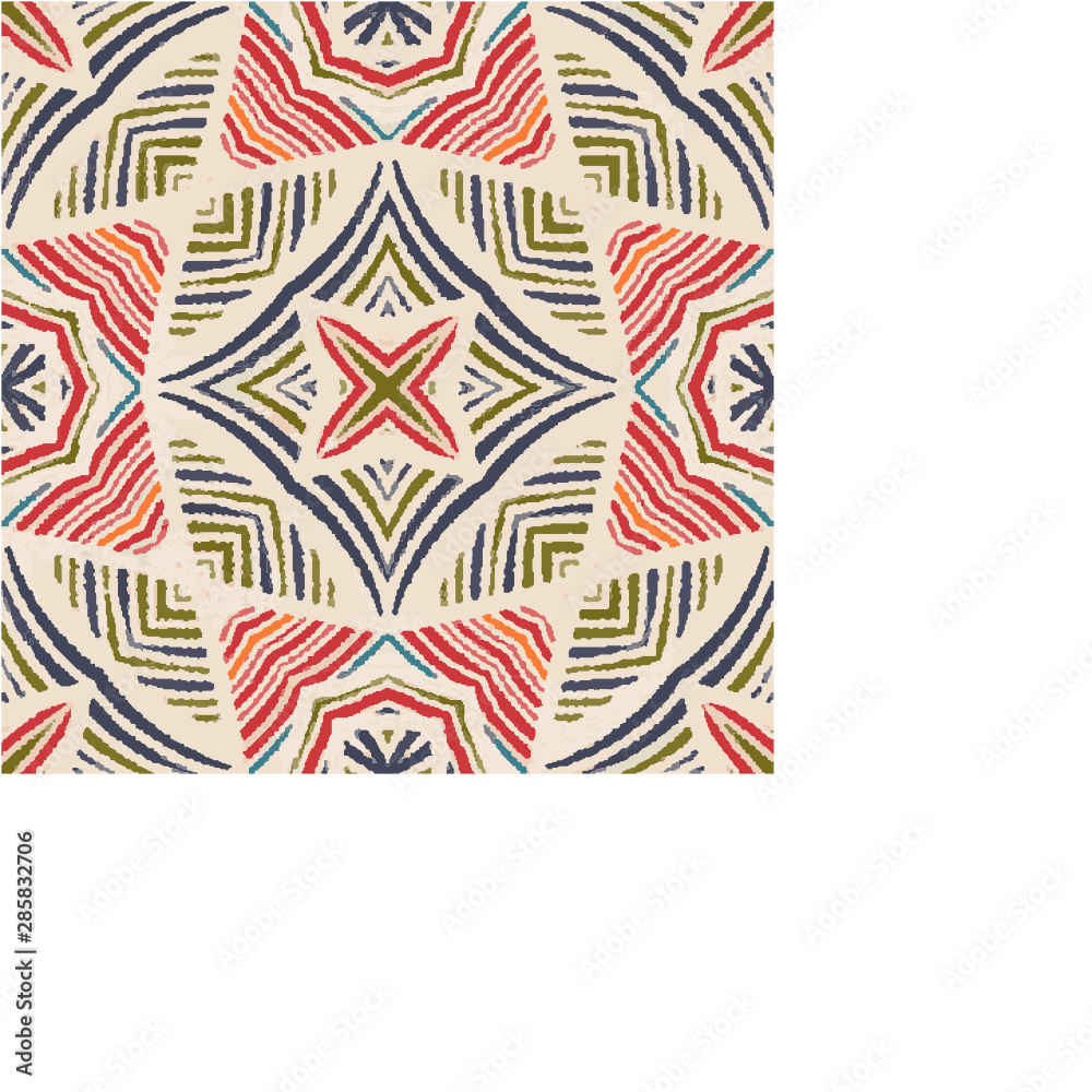 seamless tribal pattern