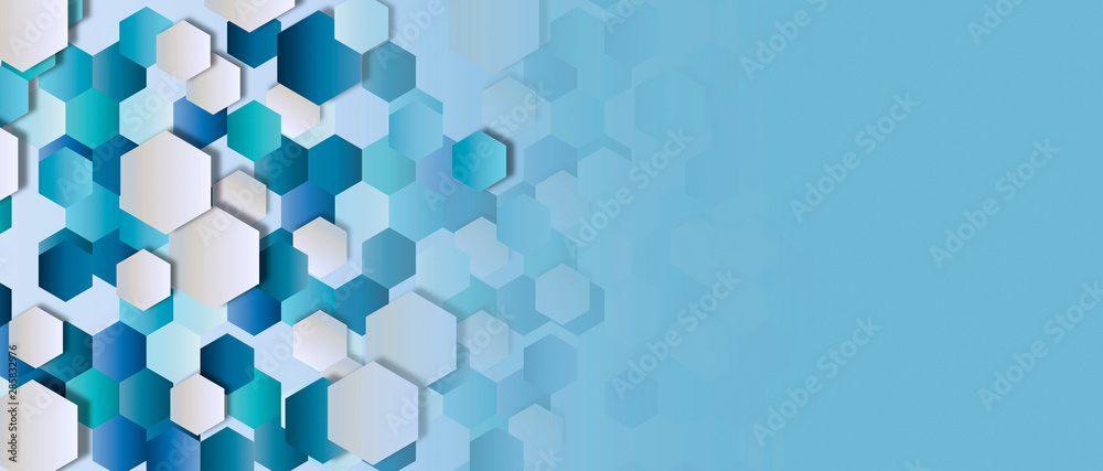 banner design, background with hexagon pattern banner design, background with hexagon pattern