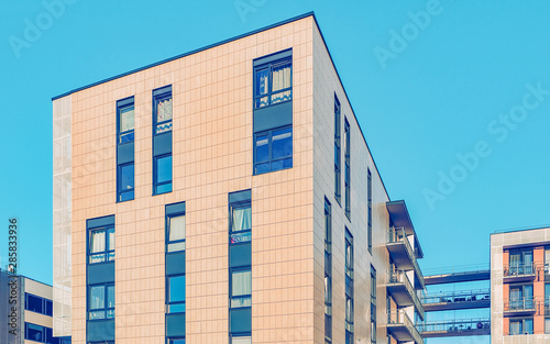 EU Modern apartment residential building