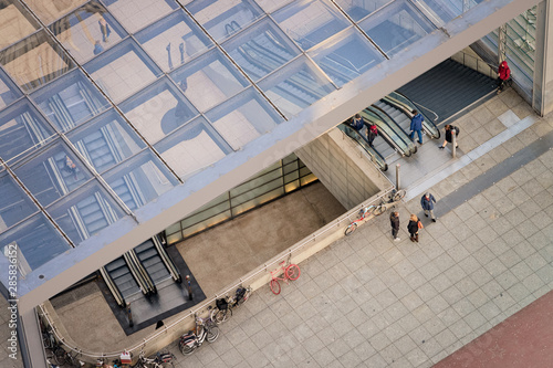 Entrance in Bahnhof Potsdamer Platz Train Station