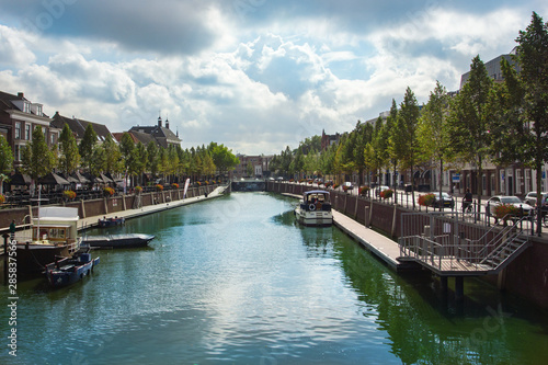 Central channel in Breda, Netherlands photo