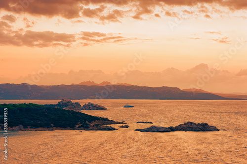 Scenery of Baja Sardinia luxury resort