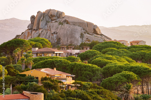 Landscape and scenery in Baja Sardinia luxury resort