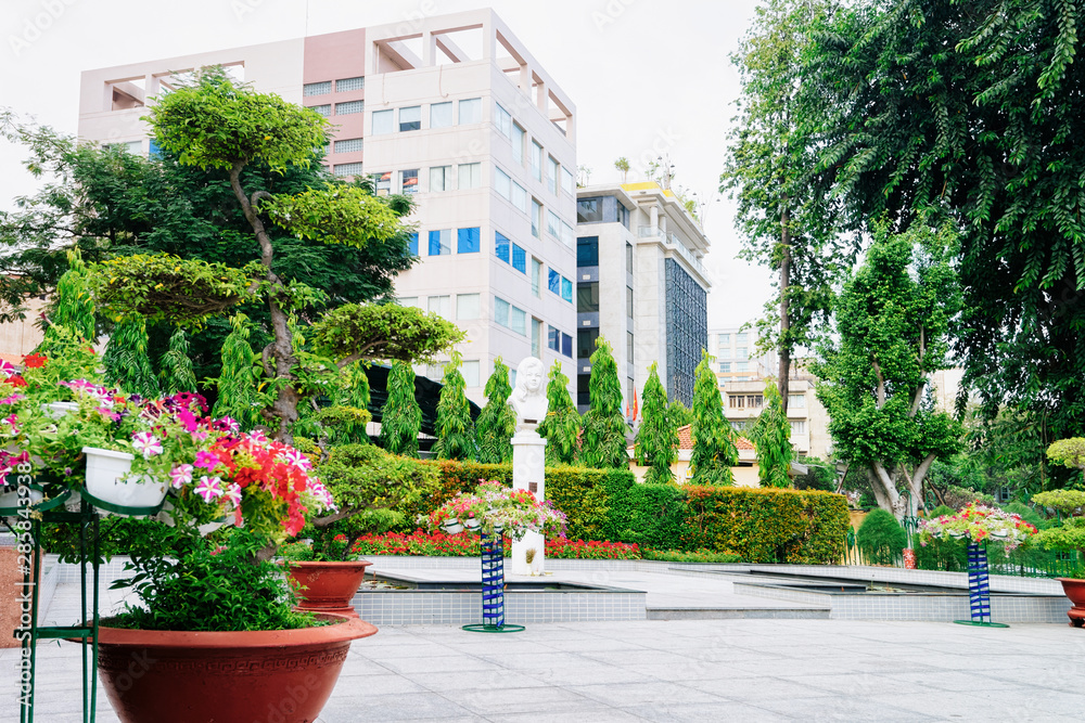 Park and Square in Ho Chi Minh city