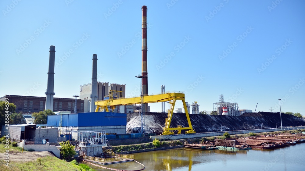Heat and power plant. Heat and power plant.
