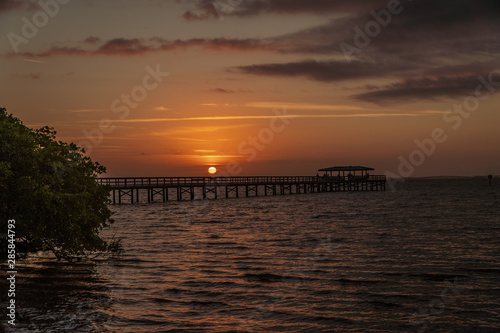 Wallpaper Mural Sunset over the ocean Torontodigital.ca