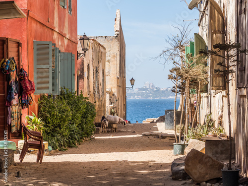 Canvastavla Senegal, island of Goree