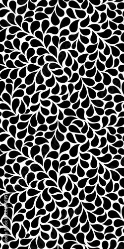 Vector abstract background with drops. Elegant retro seamless pattern.