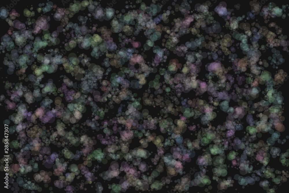 Blue-Gray Abstract Circle Pattern