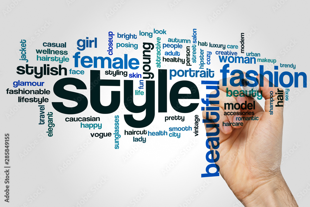 Style word cloud