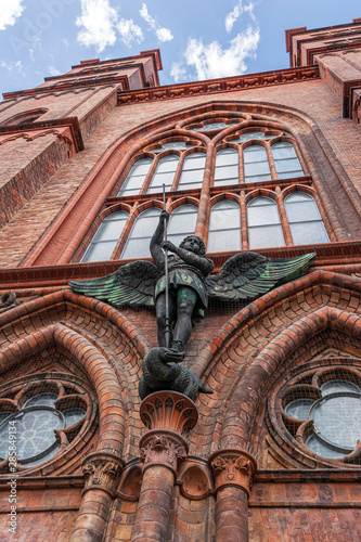 View of Friedrichswerder Church - Friedrichswerdersche Kirche - in Berlin, Germany. photo