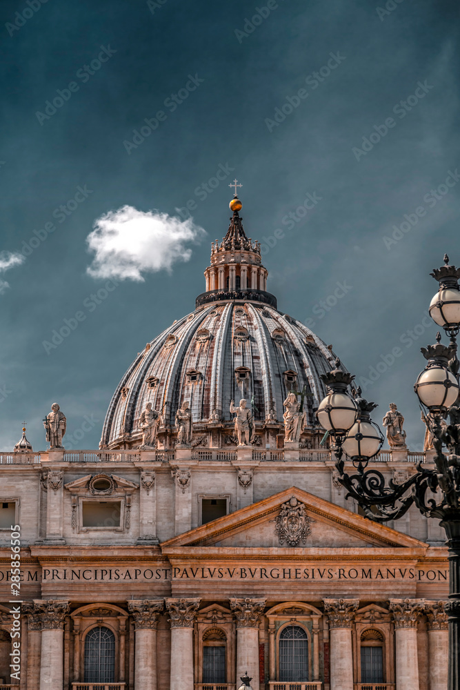 St. Peter Cathedral in Vatican City, the heart of Catholic Christianity