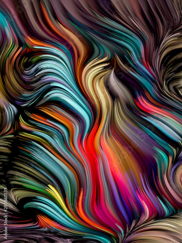 Swirling Color Background