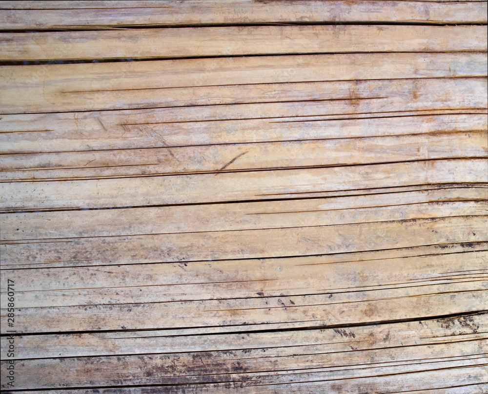 Fototapeta premium Old bamboo floor texture background