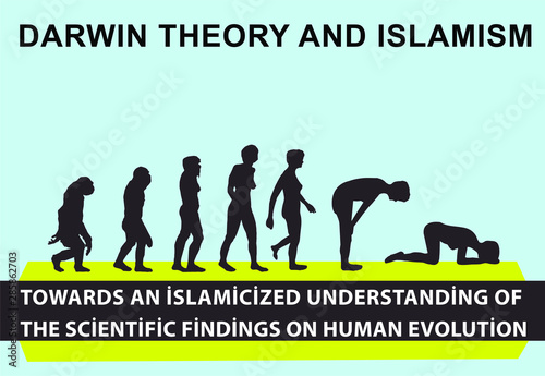 human creation. Darwin's Theory Of Evolution.Theory of evolution of man.Human development.Cro-Magnon, Neanderthal,Java Man, Australopithecine, monkey. Islam and the theory of evolution