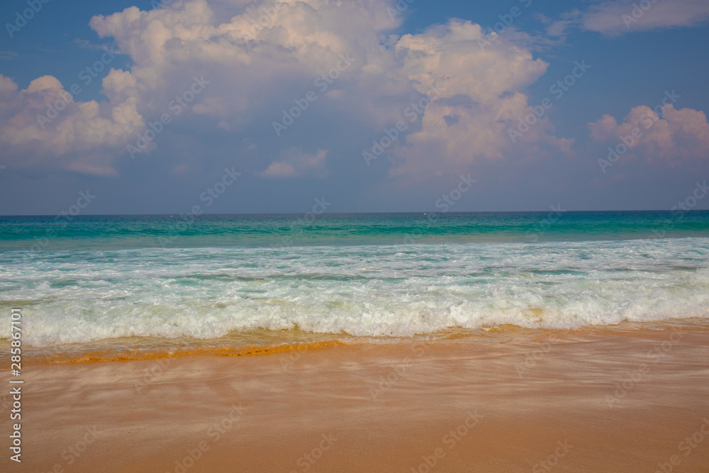 Beautiful waves clear waters blue sea karon beach attractions