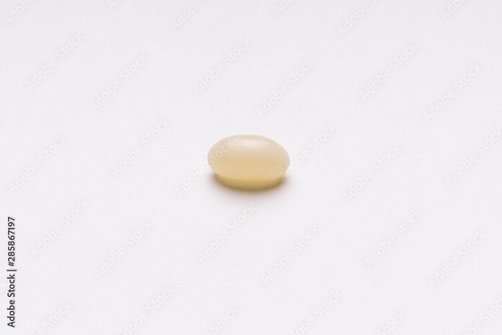 colorful jelly beans candies white background Top view colorful jelly beans candies white background Top view