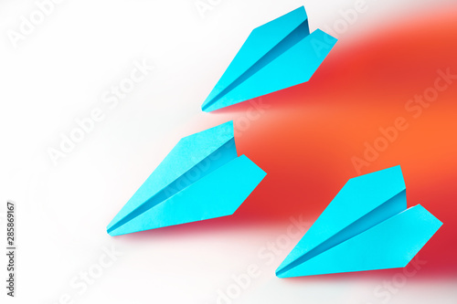 Origami. Take off three pap...