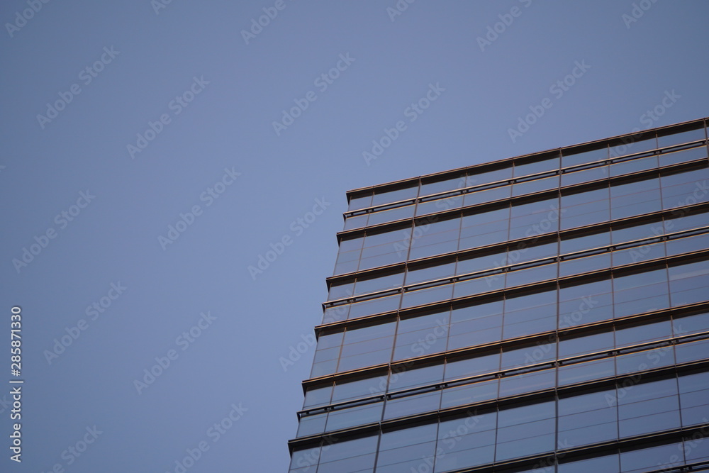 modern building with blue sky modern building with blue sky