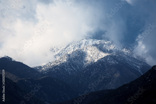 Mountain with snow 1