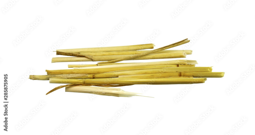 Pile straw isolated on white background. Straw texture. Pile straw isolated on white background. Straw texture.