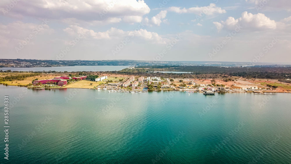 A beautiful view of Paranoa Lake in Brasilia, Brazil